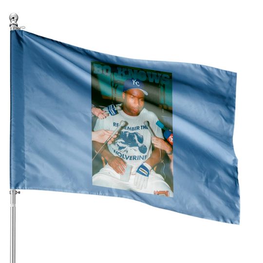 Discover Bo Knows Bo Jackson House Flags