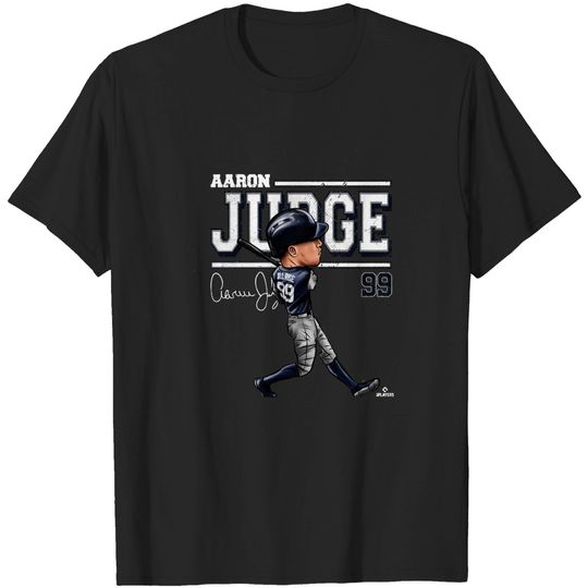 Discover Aaron Judge Kids T-Shirt - New York Y Baseball Aaron Judge Cartoon WHT
