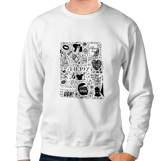 Discover The 1975 Band Doodle Sweatshirt