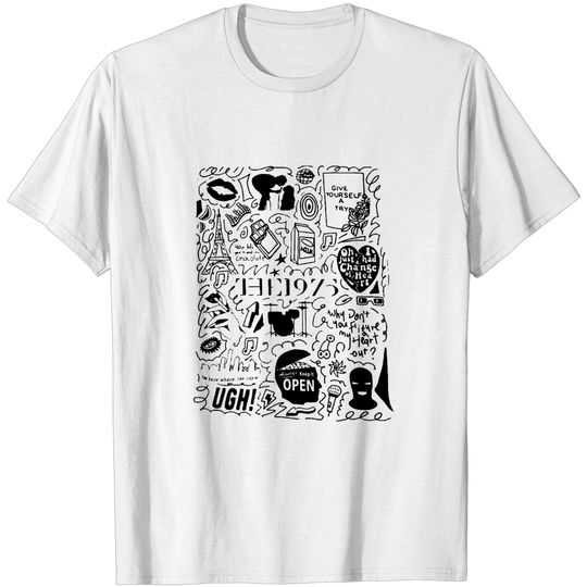 Discover The 1975 Doodle T-Shirt for Music Lovers