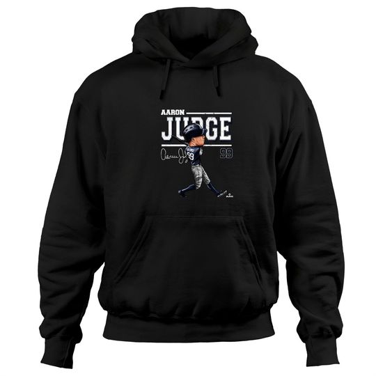 Discover Aaron Judge Kids Hoodies - New York Y Baseball Aaron Judge Cartoon WHT