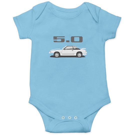 Discover Rollin in my 5.0 Mustang Fox Body Owner Onesies