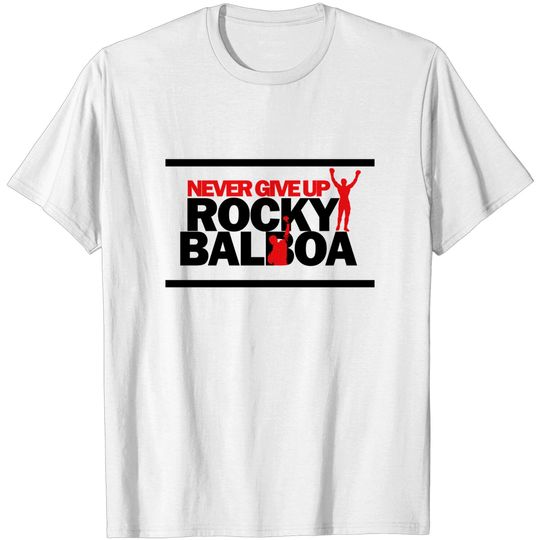 Discover Rocky Balboa | Fan Art | Never Give Up T-Shirt