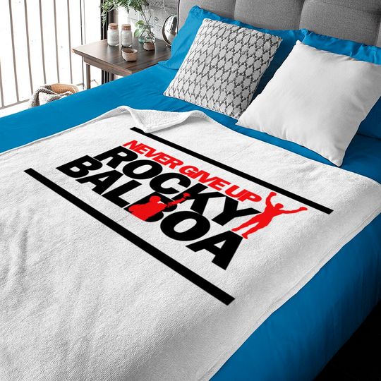 Discover Rocky Balboa | Fan Art | Never Give Up Baby Blankets