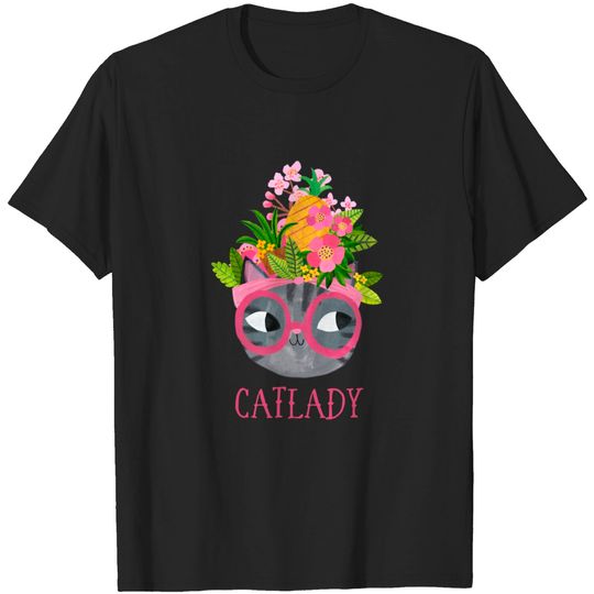 Discover Cat lady - Cat Lady - T-Shirt