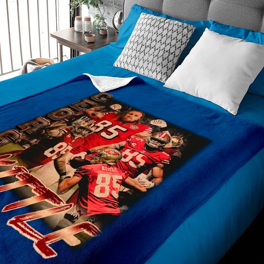 Discover George Kittle Baby Blankets