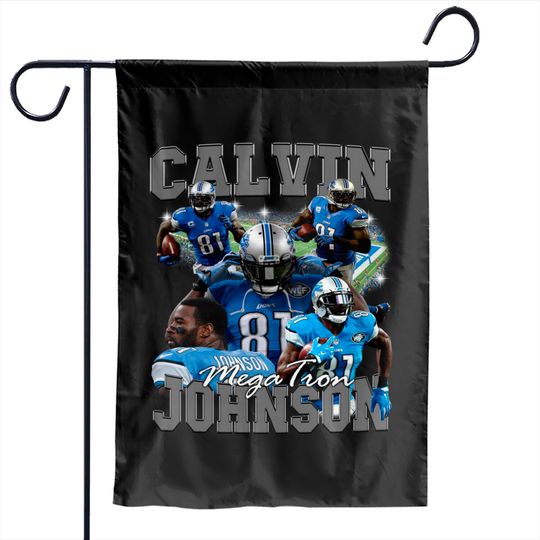 Discover Calvin Johnson Garden Flags