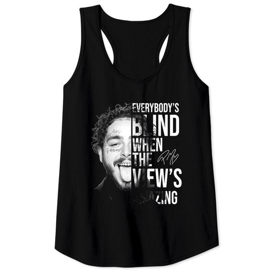Discover Post Malone Tank Tops, Twelve Carat Tour 2022 Tank Tops, Post Malone Tee