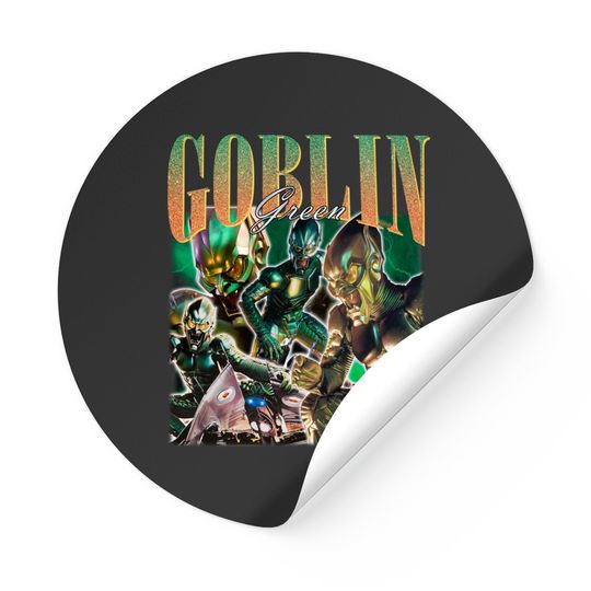 Discover THE GREEN GOBLIN Stickers | Green Goblin Vintage Stickers