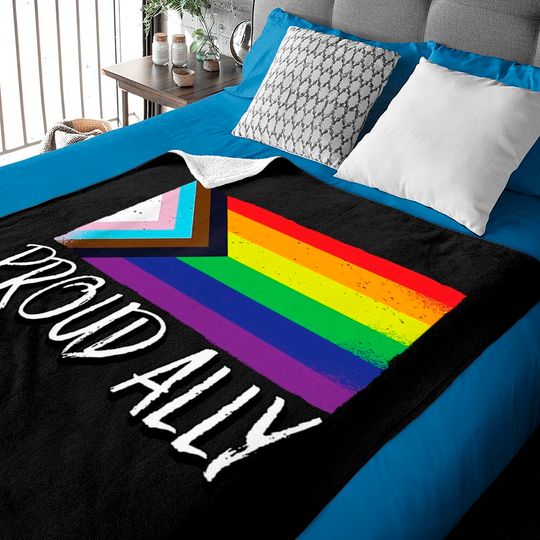 Discover Ally Shirt, LGBT Ally Shirt, Proud LGBT Ally, Gay Pride Baby Blankets, Pride Shirt