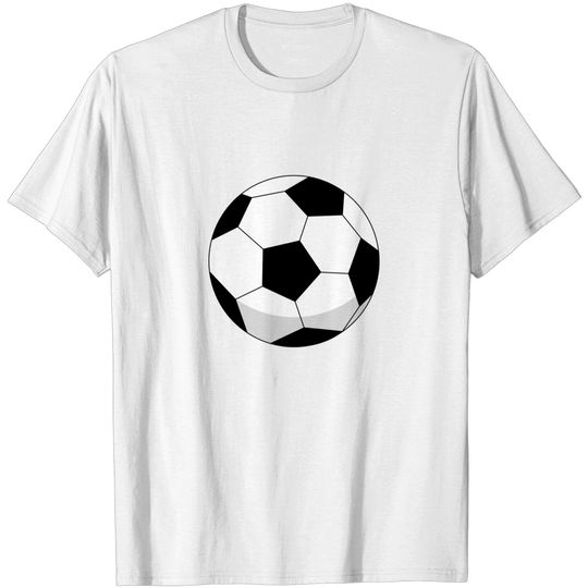Discover Cartoon Soccer Ball - Soccer Ball - T-Shirt