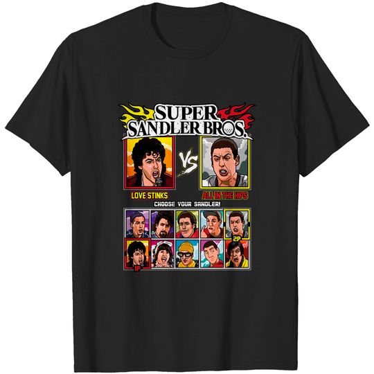 Discover Super Sandler Bros Shirt - Adam Sandler - T-Shirt