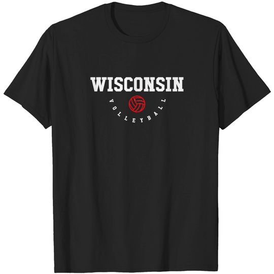 Discover Women's Wisconsin Volleyball Team T-Shirt