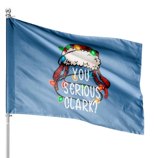Discover You Serious Clark House Flags,Funny Holiday Gift