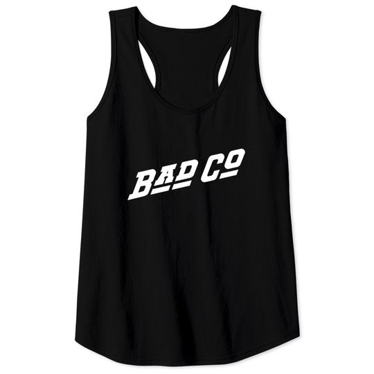 Discover Bad Company Logo Tank Tops