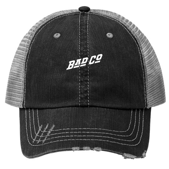 Discover Bad Company Logo Trucker Hats
