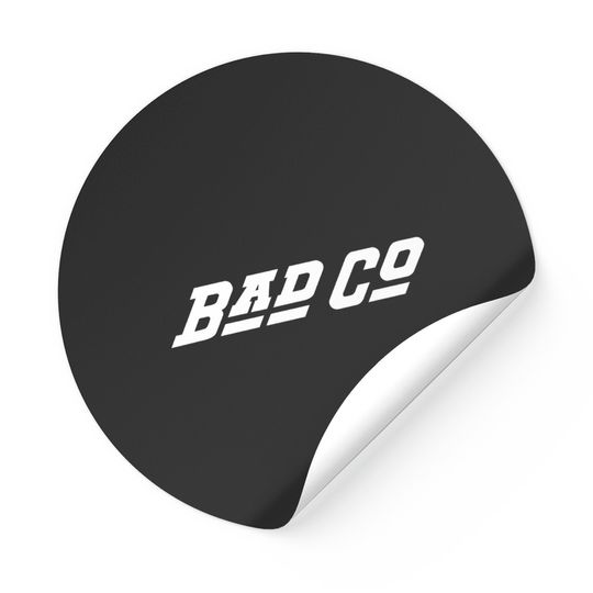 Discover Bad Company Logo Stickers
