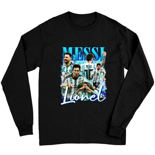 Discover Vintage Lionel Messi 90s Long Sleeves, Lionel Messi Shirt