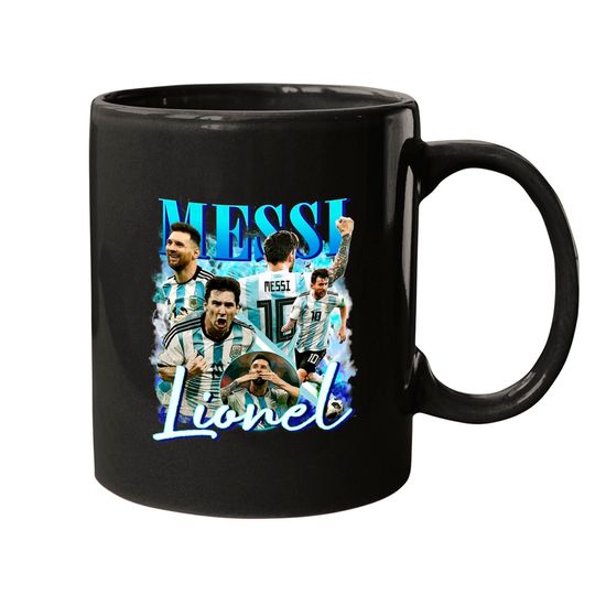 Discover Vintage Lionel Messi 90s Mugs, Lionel Messi Shirt