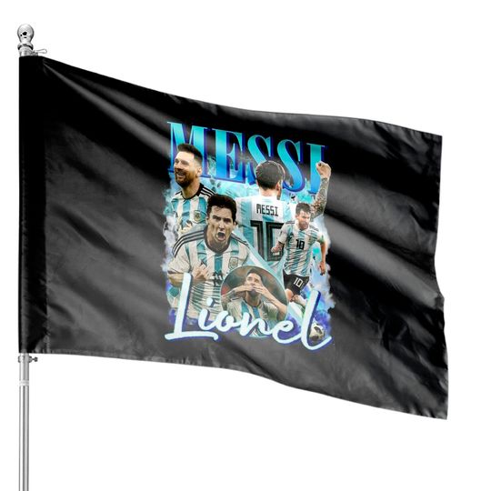 Discover Vintage Lionel Messi 90s House Flags, Lionel Messi Shirt