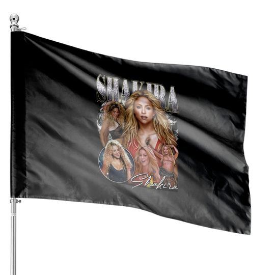 Discover Vintage Shakira House Flags