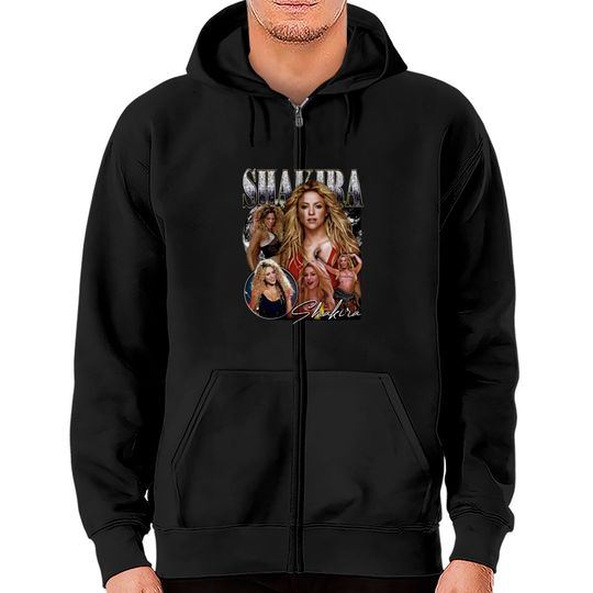 Discover Vintage Shakira Zip Hoodies