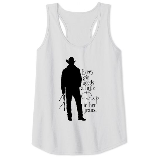 Discover Every Girl Needs A Little Rip In Her Jeans Tank Tops