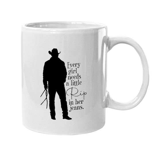Discover Every Girl Needs A Little Rip In Her Jeans Mugs