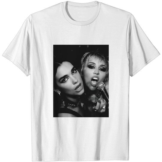 Discover Dua Lipa X Miley Cyrus / Aesthetic Shirt