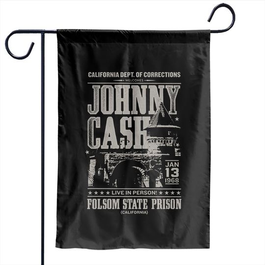 Discover Johnny Cash Garden Flags