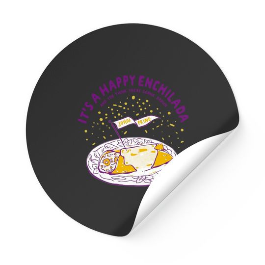 Discover John Prine Happy Enchilada Stickers