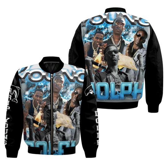 Discover Men's  Young Dolph bomber jacket