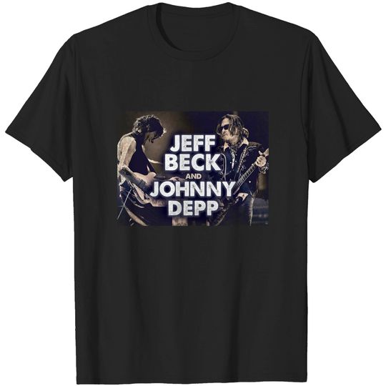 Discover Jeff Beck And Johnny Depp 2022 Tour Shirt Vintage 90s Graphic North American Tour Shirt