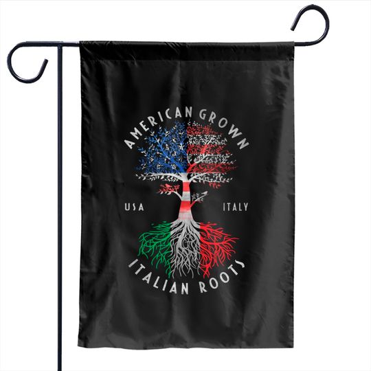 Discover American Grown Italian Roots Italy Flag National Garden Flags