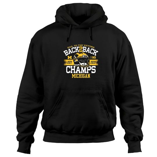 Discover Michigan Big Ten Championship Hoodies, Michigan Hail To The Victors 2021 2022 Hoodies