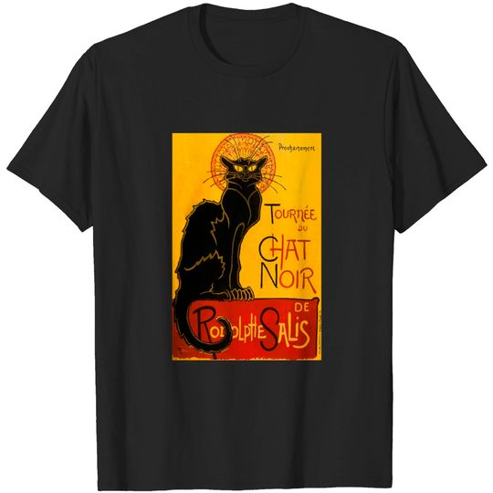 Discover Vintage Le Chat Noir Black Cat Paris - Vintage - T-Shirt