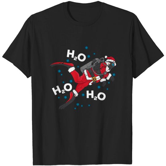 Discover Diving H2O Pun Scuba T-Shirt