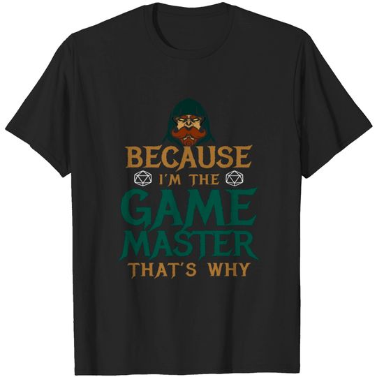 Discover I'm the Game Master Board Game Nerd T-Shirt