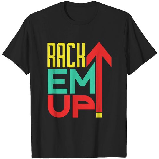 Discover Rack Em Up Pool Table Players T-shirt