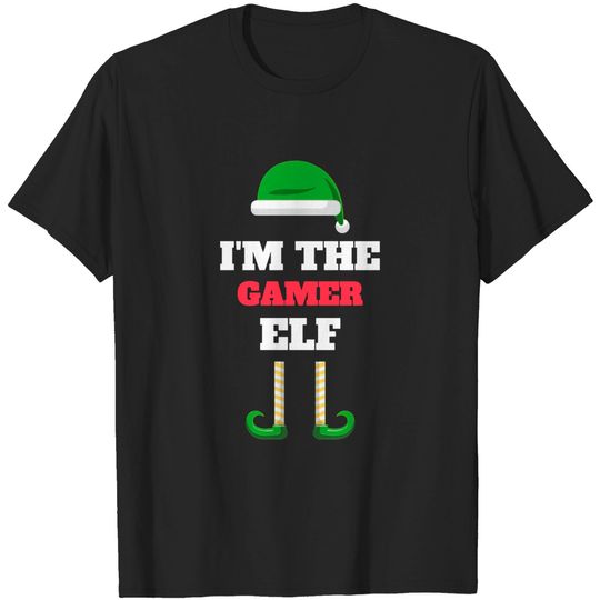 Discover I'm the Gamer Elf! - Xmas Sweater - T-Shirt