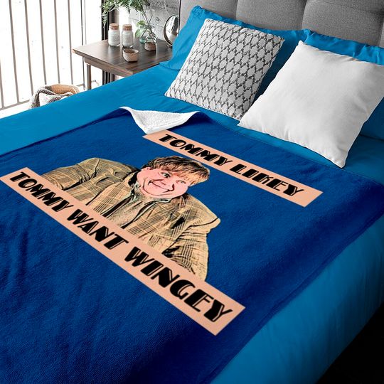Discover Funny Design - Tommy Want Wingey - Tommy Boy - Baby Blankets