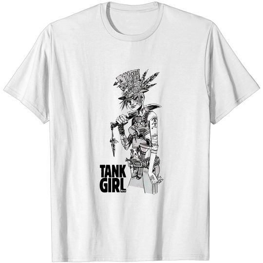 Discover Tank Girl IV (Milk,F*gs,Paper) Monochrome. - Tank Girl - T-Shirt