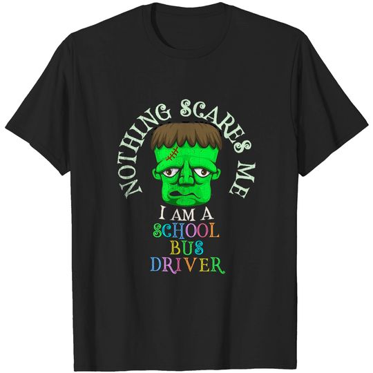 Discover This Is My Spooky SCHOOL BUS DRIVER Costume Don't Scare Me T-Shirt