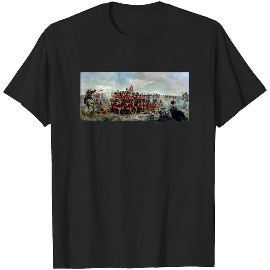Discover Elizabeth Thompson The 28th Regiment at Quatre Bras - Military - T-Shirt