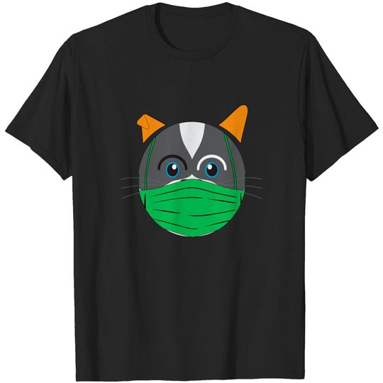 Discover Cute cat mask - Cat Mask - T-Shirt