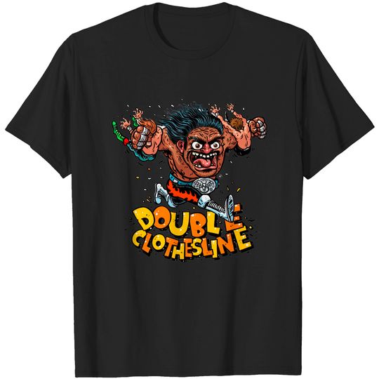 Discover Double Clothesline (color) - Pro Wrestling - T-Shirt