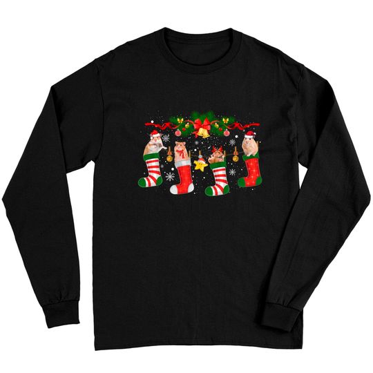 Discover Guinea Pig Christmas Socks Costume Merry Xmas Pajama Long Sleeve