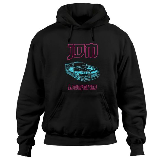 Discover JDM Legend Japanese Street Racing Car Drifting Automotive Pullover Hoodie
