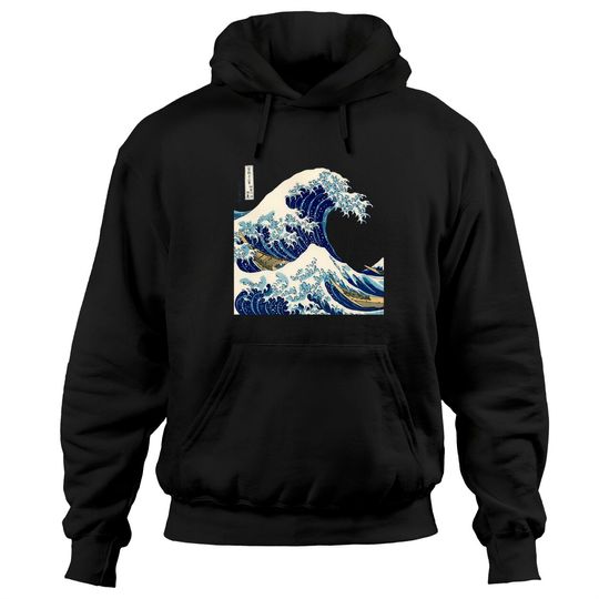 Discover Japanese The Great Wave off Kanagawa Vintage Graphic Japan Pullover Hoodie
