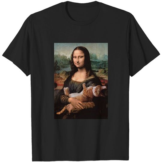Discover Mona Lisa and her cat - Mona Lisa Smile - T-Shirt